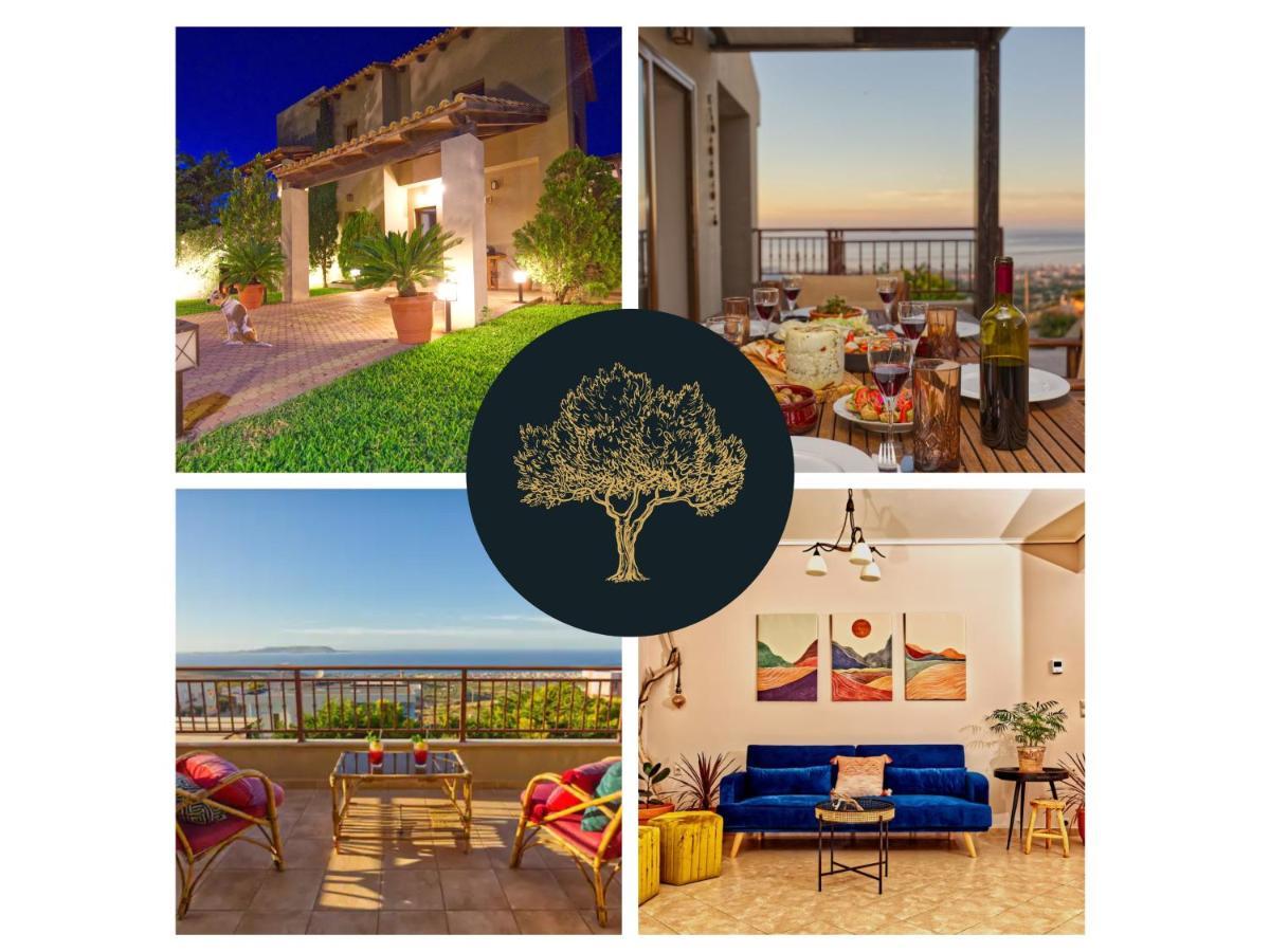 Вілла Ulivo Sea View House Kokkini Hani Екстер'єр фото